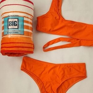 SWIM SUIT & TOWEL BUNDLE